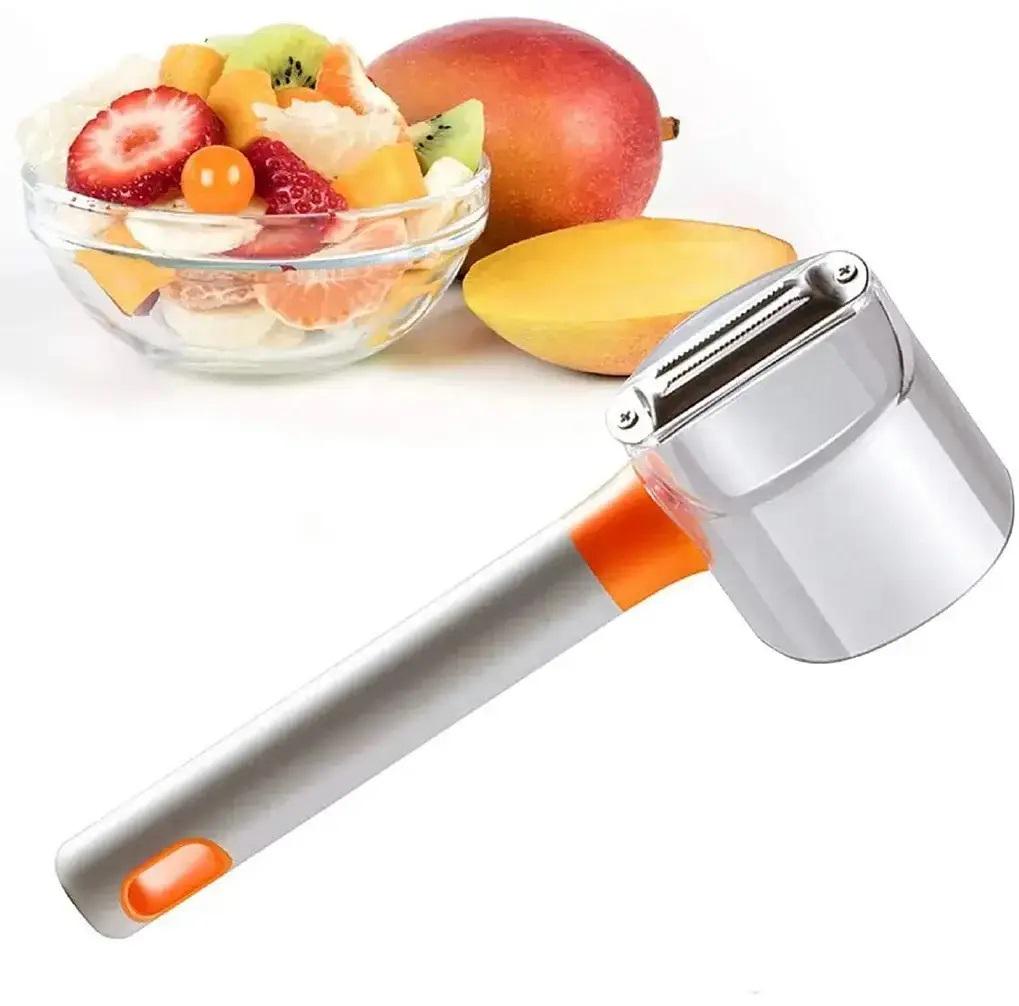 Овощечистка ручная Store Fruit Peeler кухонная для удаления кожицы с контейнером для овощей и фруктов - фото 12