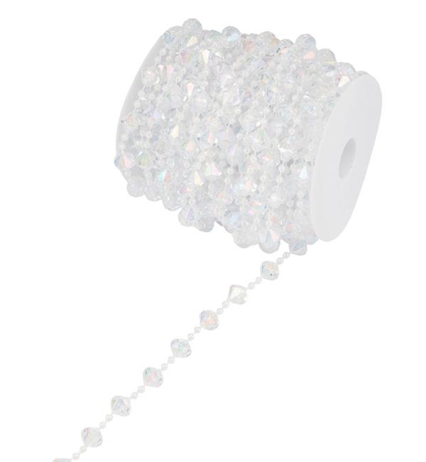 Гірлянда на ялинку Кристали з переливами на котушці 15 м (30822861)