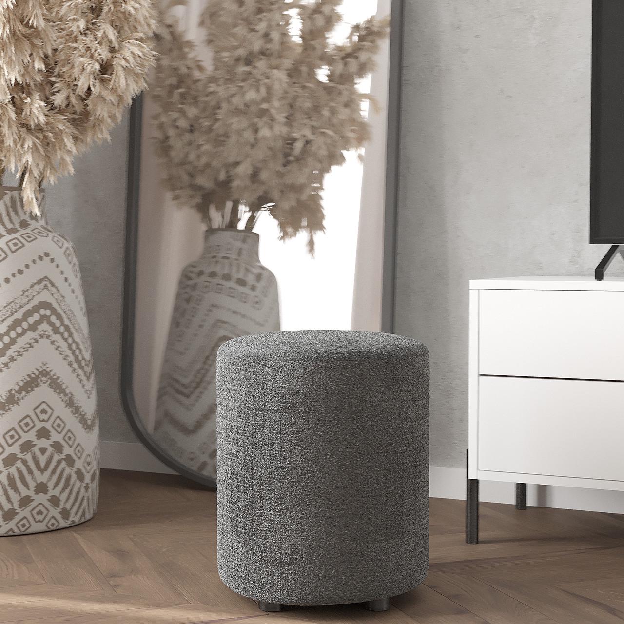 Пуф на маленьких ножках 420х350 мм Темно серый (28575360)