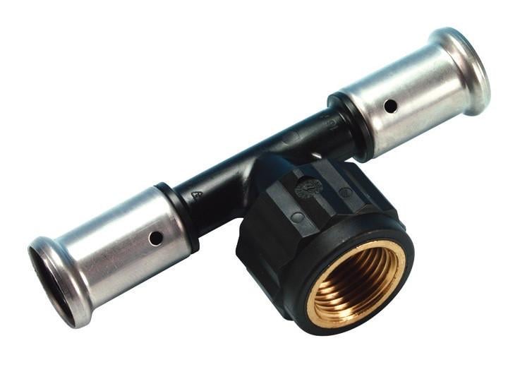 Пресс-тройник с внутренней резьбой HENCO пластмасса 16х1/2"х16 (13PK-160416BP)