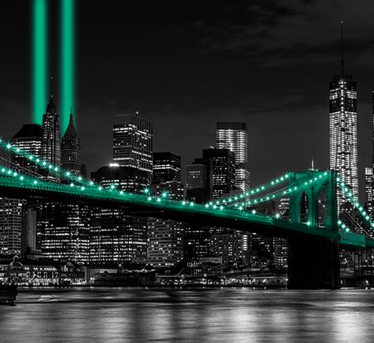 Фотообои WS Wallpaper Ночной Нью-Йорк 294x270 см (31198)