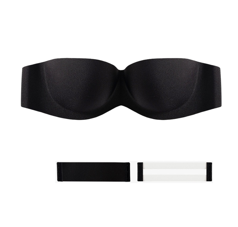 Бюстгальтер без бретелей R9510 push-up 75D Чорний (30246594)