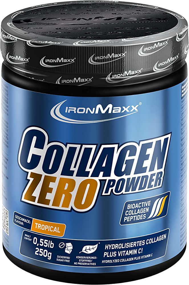 Коллаген IronMaxx Collagen Powder ZeroTropical 250 g