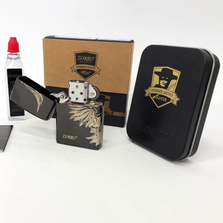 Набор для зажигалки бензиновая Zorro HL-290 Черный (310852) - фото 4 Набор для зажигалки бензиновая Zorro HL-290 Черный (310852) - фото 4