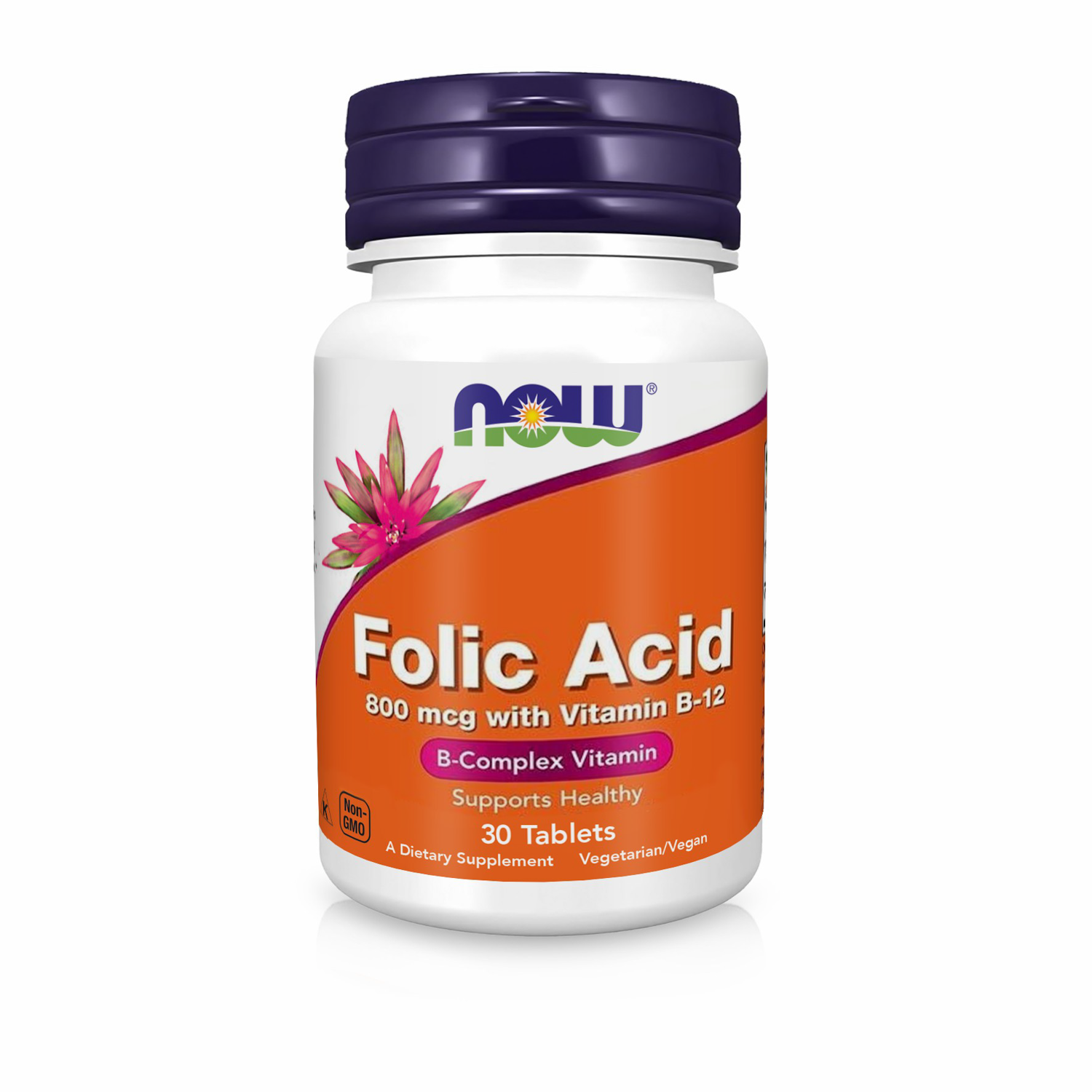 Фолиевая кислота Now Folic Acid 800 мкг 30 таблеток Фолиевая кислота Now Folic Acid 800 мкг 30 таблеток