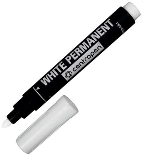 Маркер перманентний Centropen 2,5 мм Білий (8586/11)