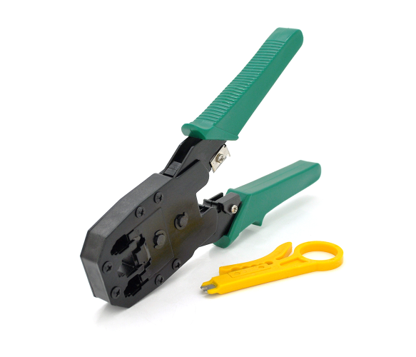 Инструмент для обжима RJ45 и RJ12/11 Merlion XL-315 Green (YT-XL-315)
