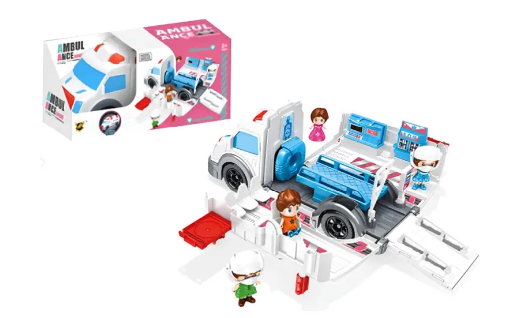 Набор с фигурками машинка скорой помощи (T017-A)