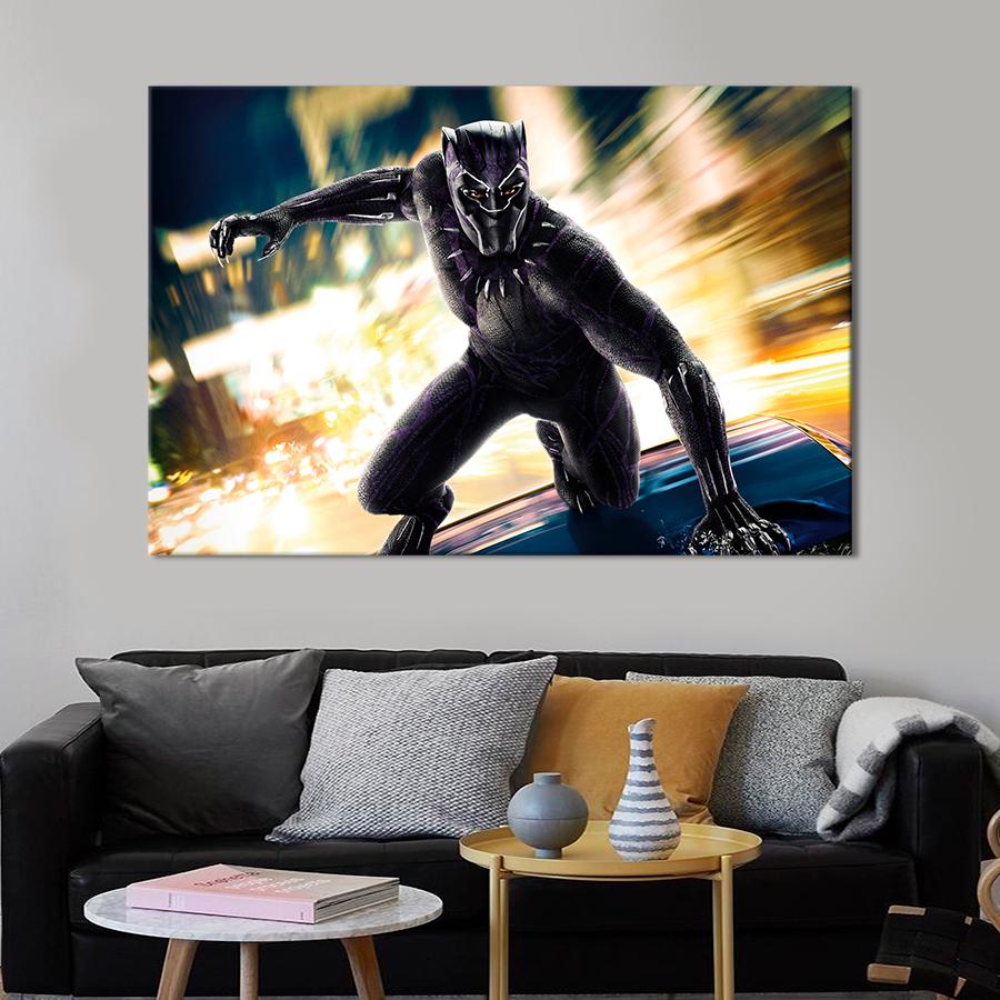 Настенний декор Броня Чёрной пантеры 51x34 см (A36-1)
