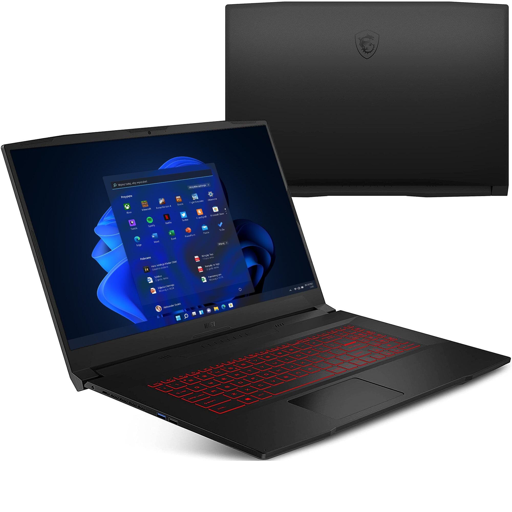 Ноутбук MSI Katana GF76 11UD-684PL 17,3" IPS 144Hz i7-11800H 16 Gb RAM 512 Gb SSD GeForce RTX3050Ti Windows 11 Home (11UD-684PL) - фото 7