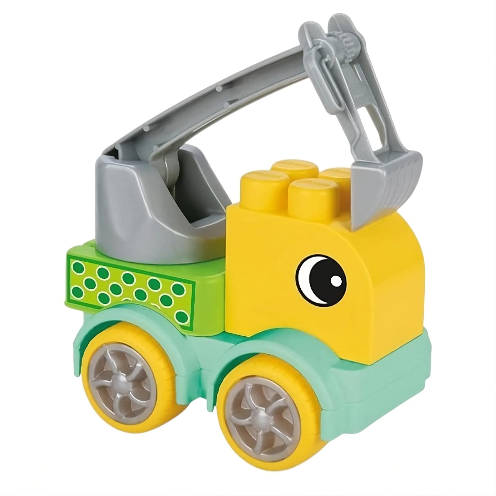 Дитячий конструктор Pilsan Машинки 03-607 "Спецтехніка" 31 елемент 4 машинки - фото 4 Дитячий конструктор Pilsan Машинки 03-607 "Спецтехніка" 31 елемент 4 машинки - фото 4