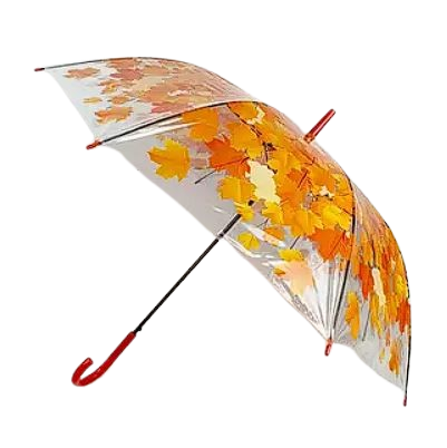 Парасолька тростина напівавтомат Fall 8 спиць 120 см Red (30612) Парасолька тростина напівавтомат Fall 8 спиць 120 см Red (30612)