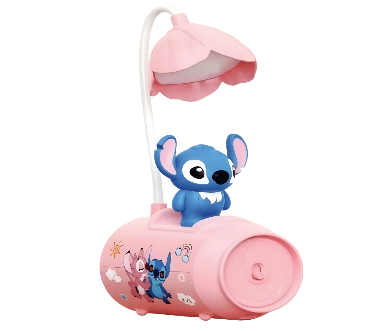 Настольная лампа Стич баночка Розовый (348B) - фото 1 Настольная лампа Стич баночка Розовый (348B) - фото 1