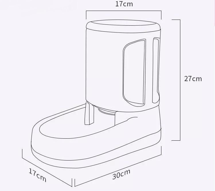 Кормушка и поилка для кошек и собак Hoopet 2x3,5 л Серый (1697624169) - фото 9 Кормушка и поилка для кошек и собак Hoopet 2x3,5 л Серый (1697624169) - фото 9