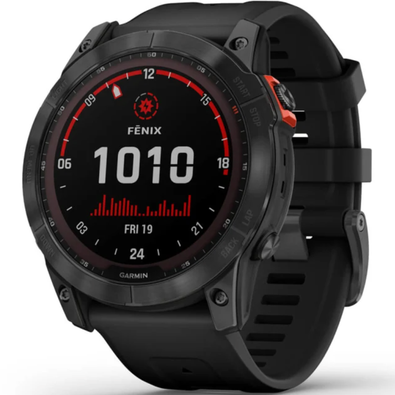 Смарт-часы Garmin Fenix 7X Solar Slate Gray with Black Band (010-02541-00/01/0A)