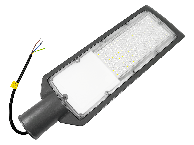 Світильник на стовп Lemanso CAB67-100 SMD 100W 10000Lm 180-277V захист від грози 4KV Сірий (9116)