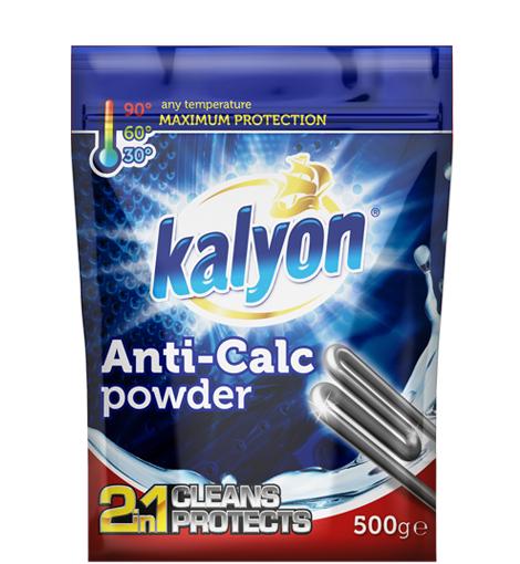 Порошок анти-кальк Kalyon Anti Calc для пральних машин 500 г (21693720)