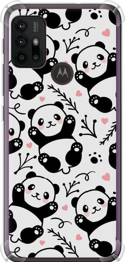 Чехол на Motorola Moto G10 Панды (4318sp-2319-42517)
