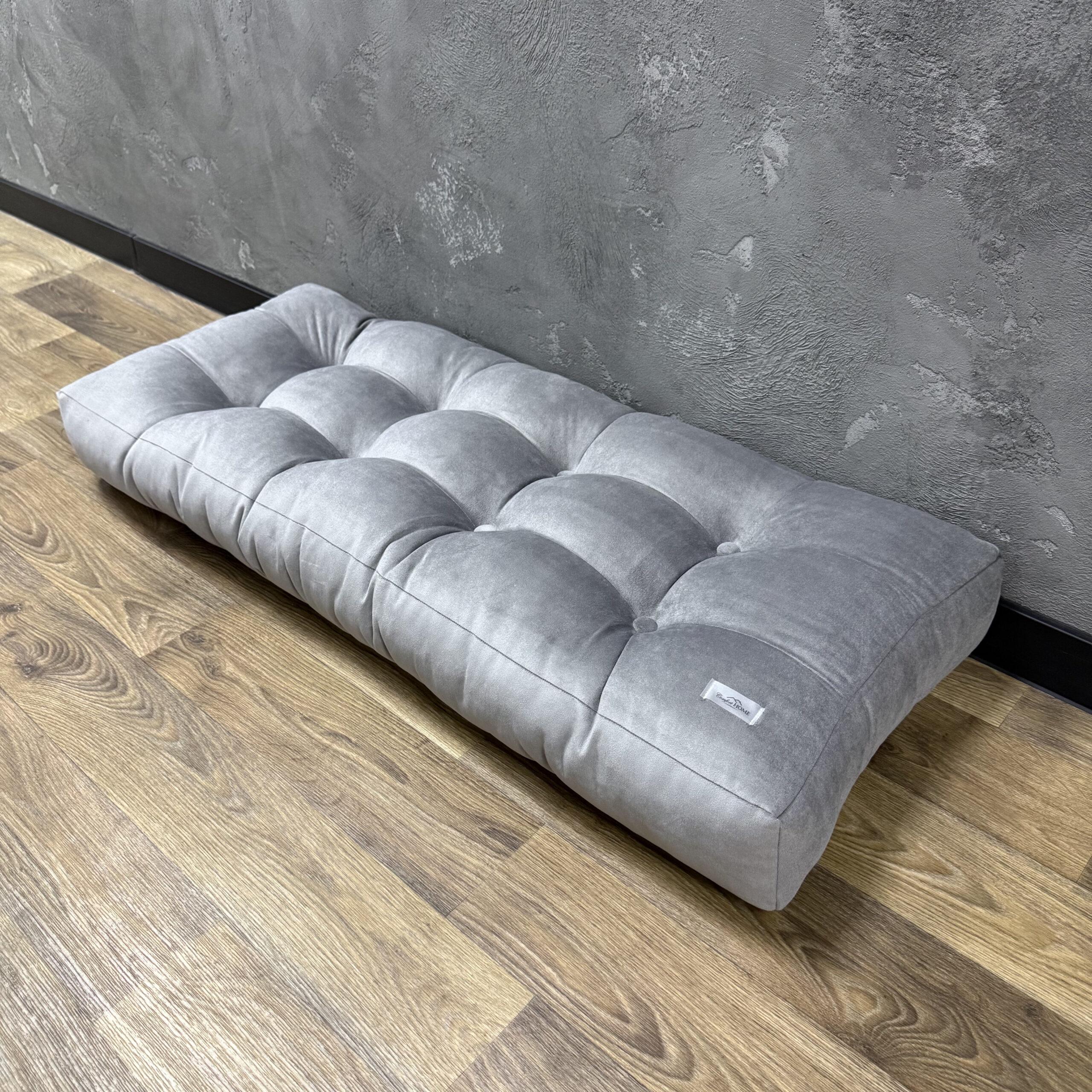 Подушка Comfort Home maxi на подоконник/каркасы/поддоны/садовая мебель велюровая 100х50х13 см