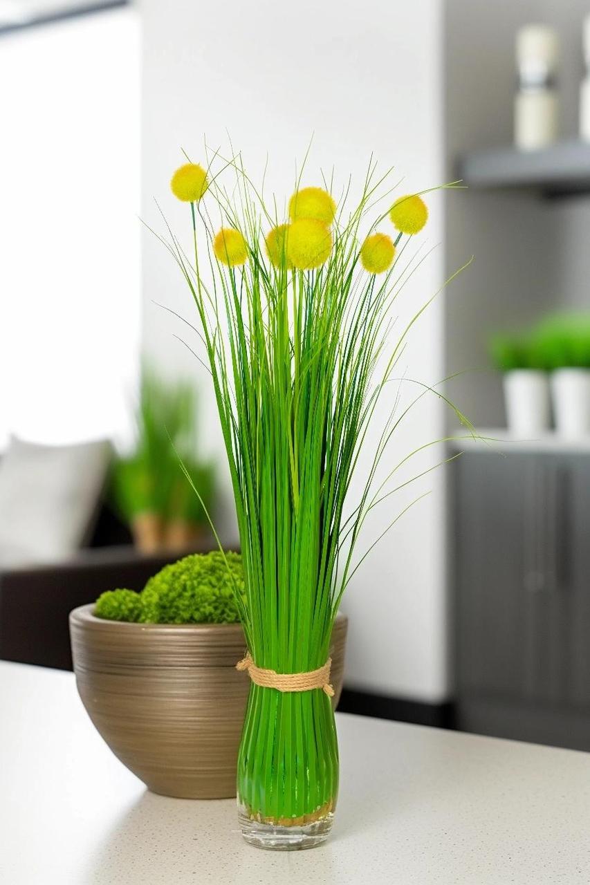 Искусственная композиция трава с шариками Greenflowers 211835 70 см