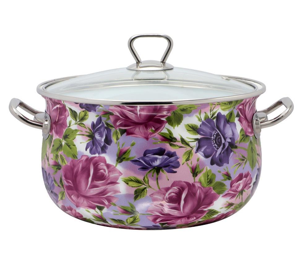 Каструля емальована Анжеліка 5,1 л (1154)