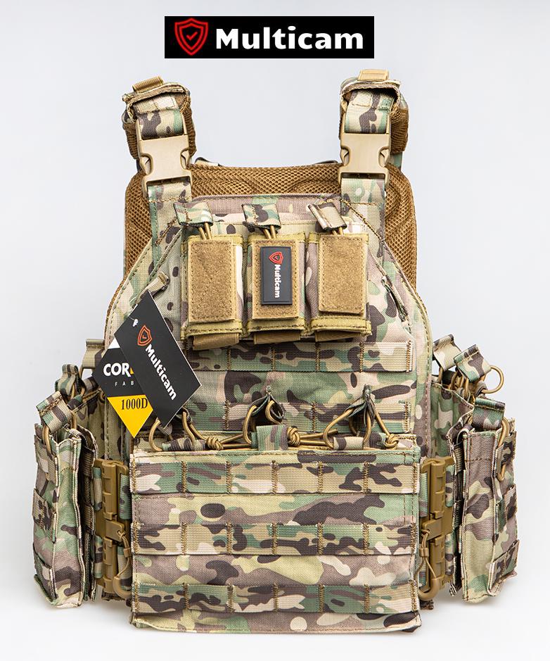 Плитоноска быстросъемная Multicam X350 360 MOLLE Cordura 1000D - фото 12