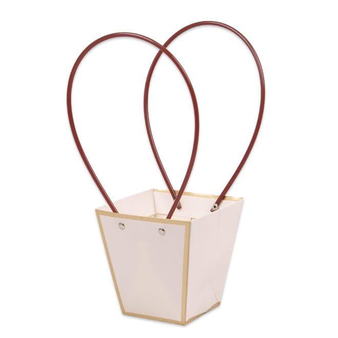 Набір паперових сумочок для квітів 39139 10 шт. Біло-золотий (DR014989) Набір паперових сумочок для квітів 39139 10 шт. Біло-золотий (DR014989)