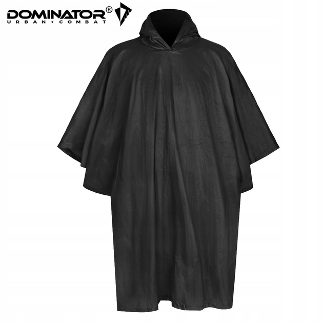 Дощовик з капюшоном Dominator One size Чорний (648) - фото 4 Дощовик з капюшоном Dominator One size Чорний (648) - фото 4
