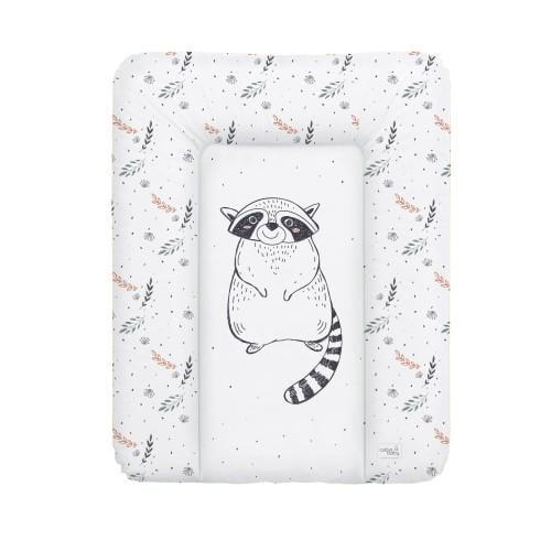 Матрас пеленальный Cebababy Retro Autumn W-143-000-640 Raccoon 50x70 см Белый