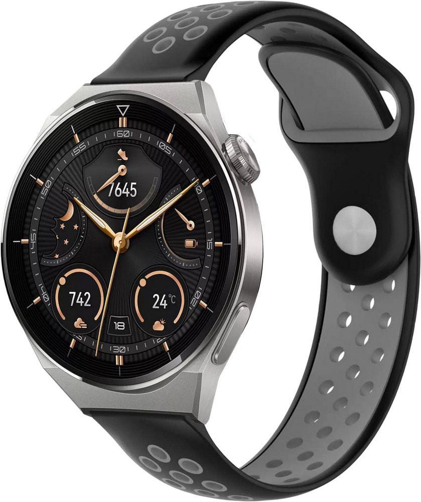 Ремешок Sport для Huawei Watch GT3 Pro 46 мм Black/Grey (37339-53)