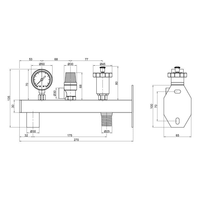 Группа безопасности для расширительного бака 3/4'' SD Plus (SD292W20) - фото 2