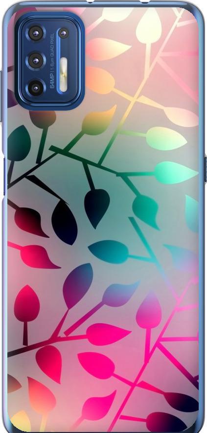 Чехол на Motorola G9 Plus Листья (2235u-2104-42517)