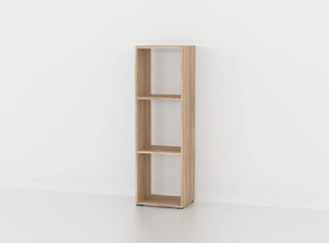 Полка для книг настольная на 3 ячейки Дуб сонома (P59б) - фото 1