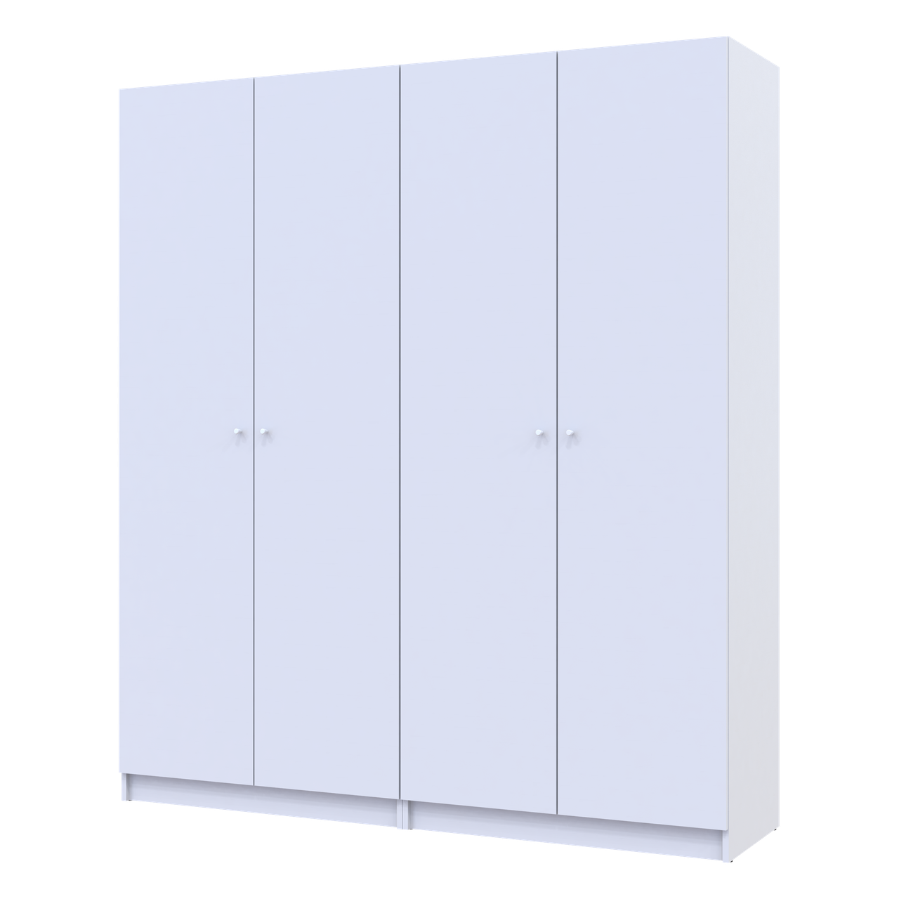 Комплект шкафов для одежды Doros Промо с полками 2 шт. 180х48х204 см Белый (DRS-011464)