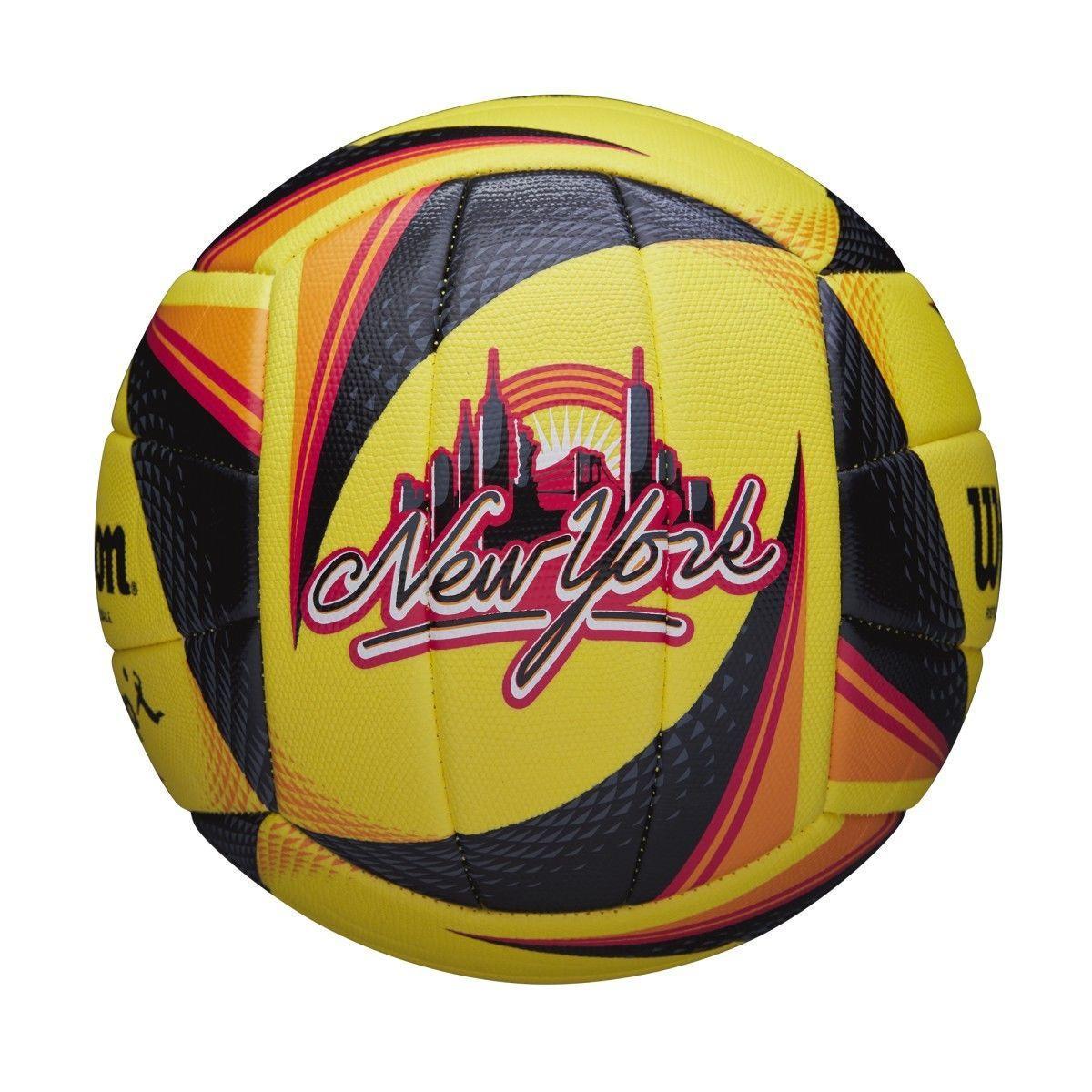М'яч волейбольний Wilson OPTX AVP REPLICA YELLOW/BK/RD р. 5 (WTH01020XB 5) - фото 2