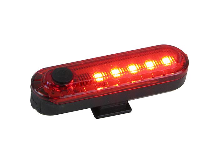 Фара задняя велосипедная L-056