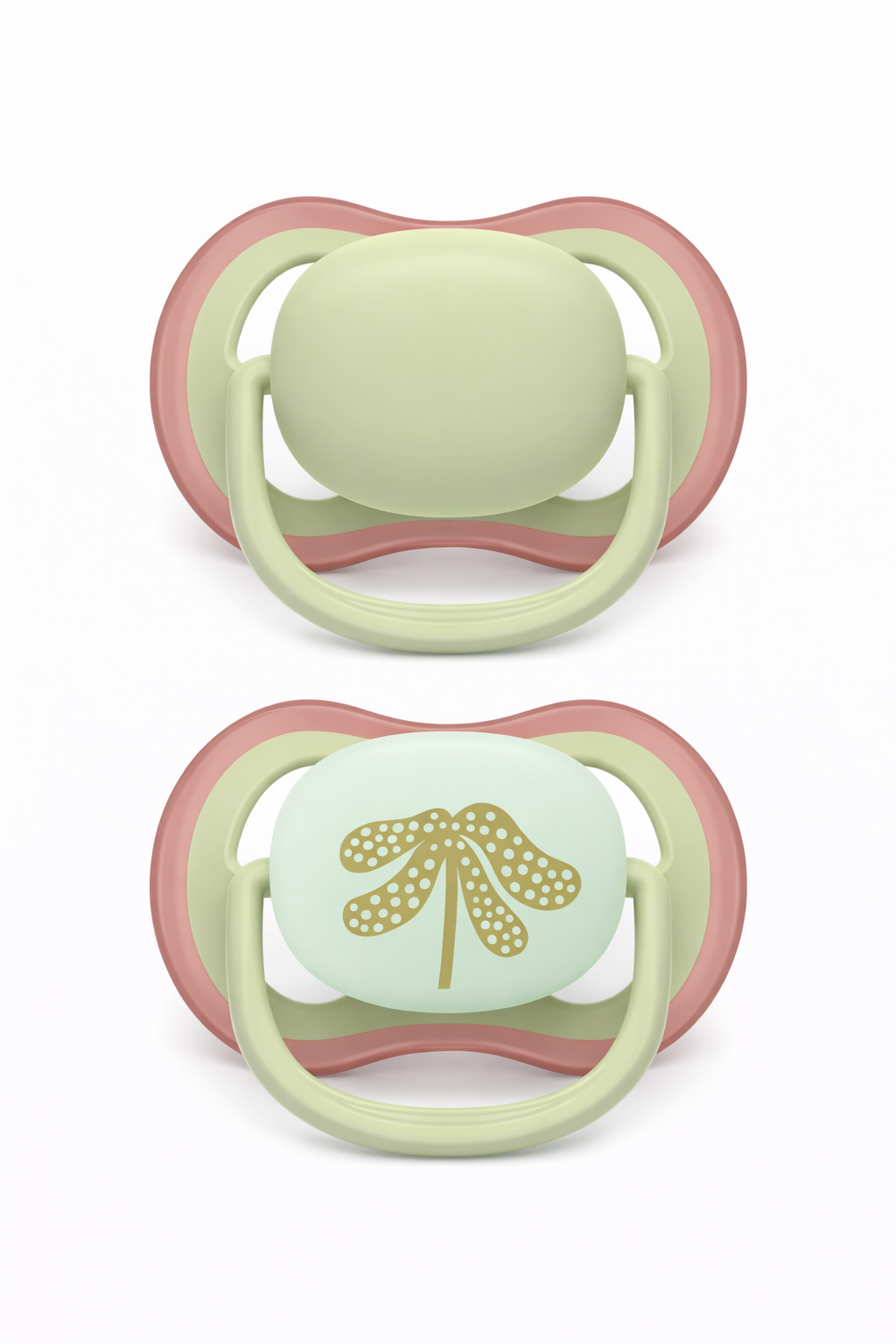 Пустушка Avent Ultra Air ортодонтична 6-18 місяців 2 шт. Оливковий (SCF087/18) Пустушка Avent Ultra Air ортодонтична 6-18 місяців 2 шт. Оливковий (SCF087/18)