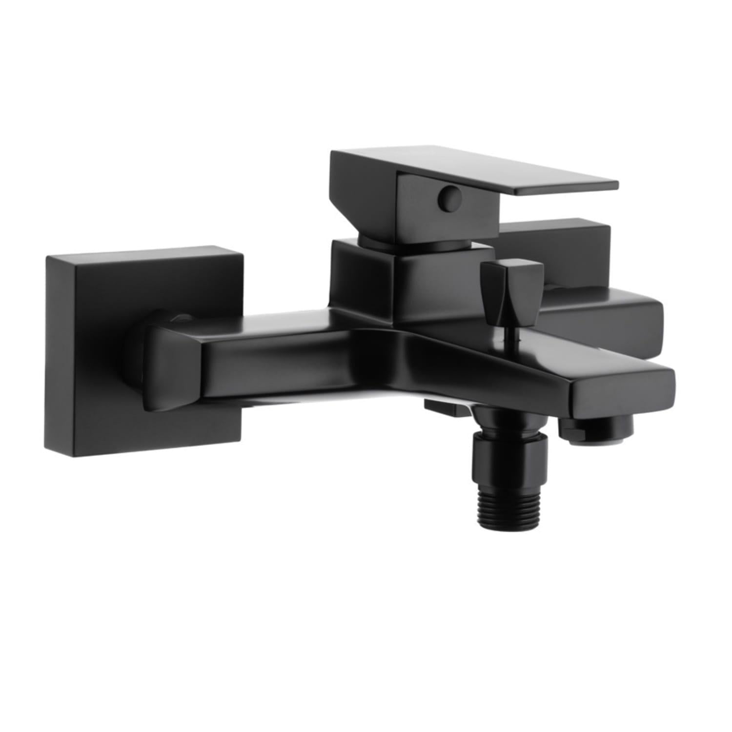 Смеситель для ванны KFA Armatura Logon настенный Черный матовый (5134-010-81)