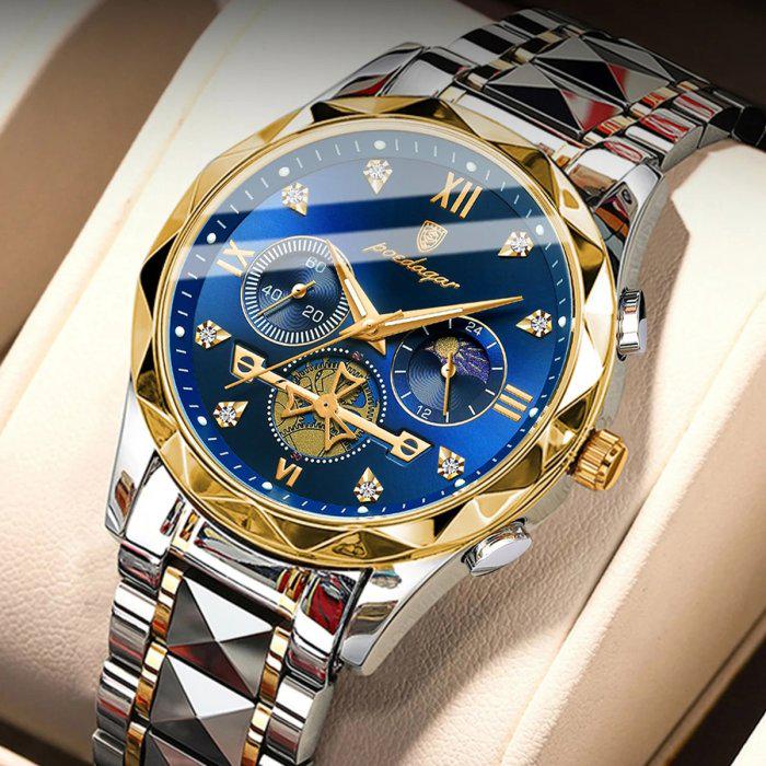 Годинник наручний чоловічий Poedagar Turbo Silver (1680) - фото 2