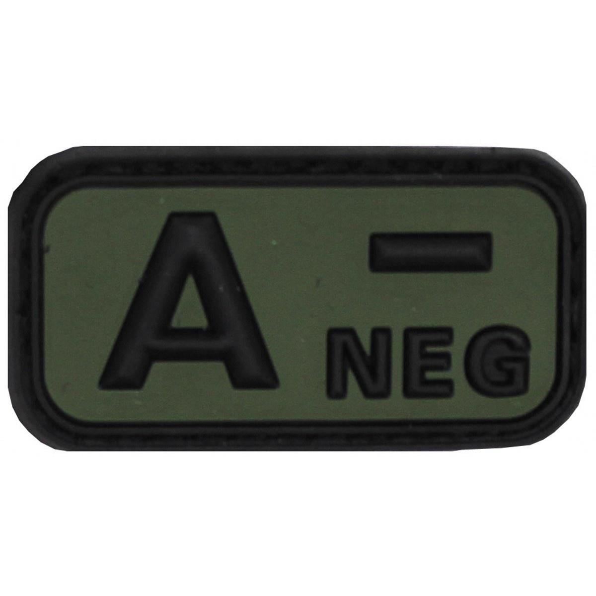 Нашивка группа крови A(II) Rh- Olive