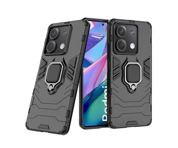Чехол накладка Ricco Black Panther Armor для Xiaomi Redmi Note 13 5G Черный