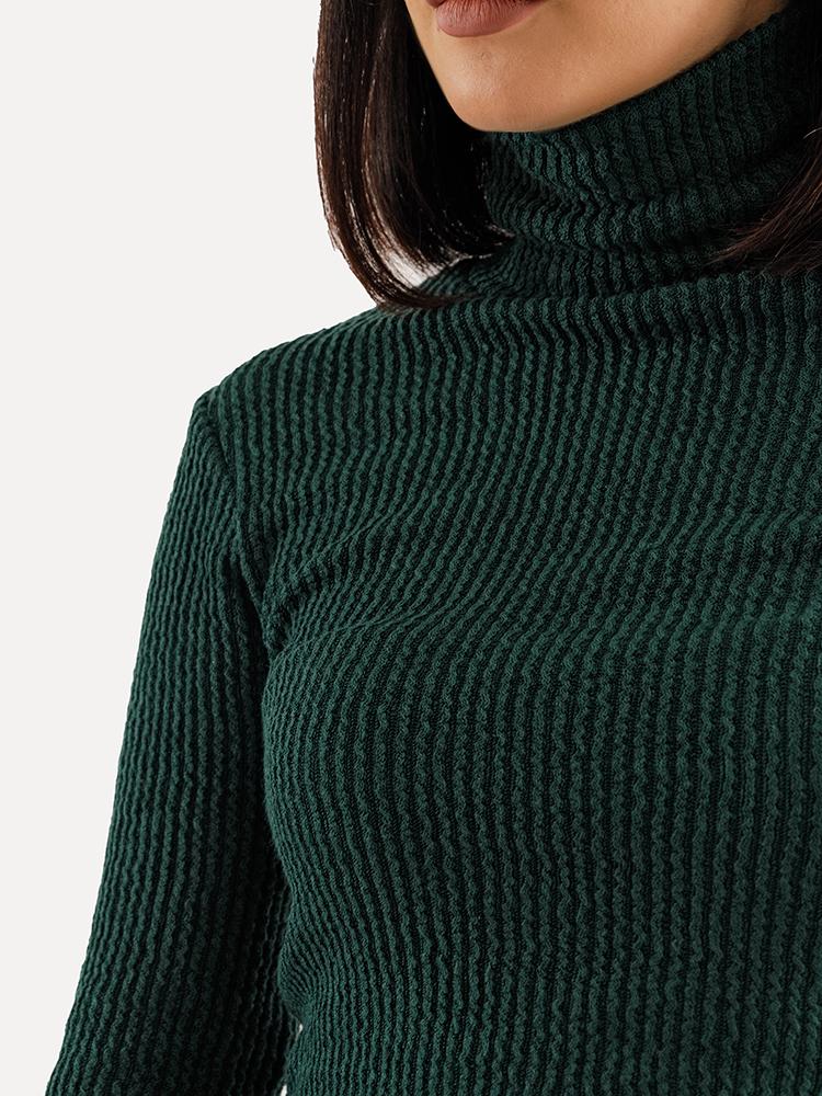 Гольф жіночий р. 44 Зелений (SKT000931365) - фото 2 Гольф жіночий р. 44 Зелений (SKT000931365) - фото 2