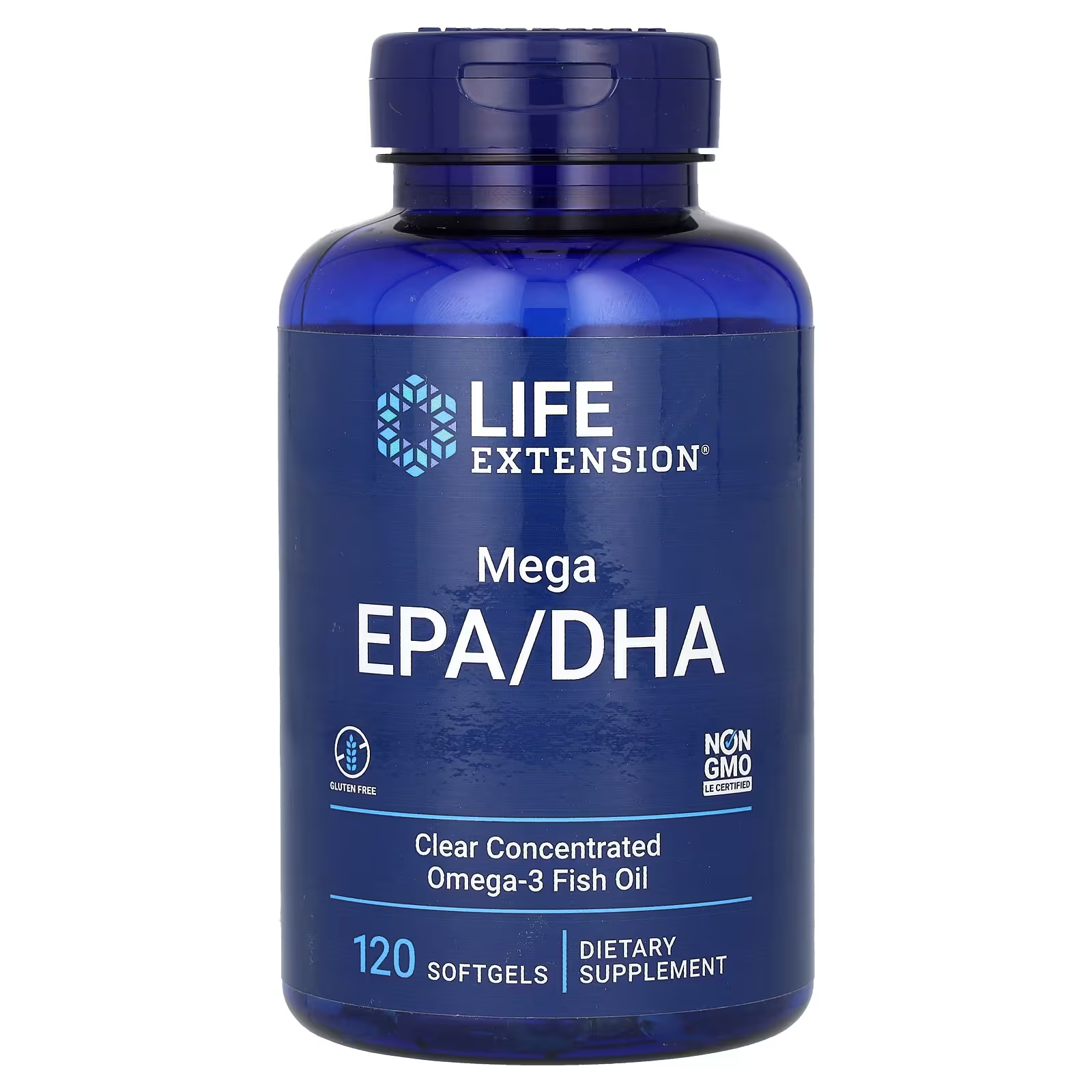 Жирные кислоты Life Extension Mega EPA/DHA 1000 мг 120 капс. (28781292)