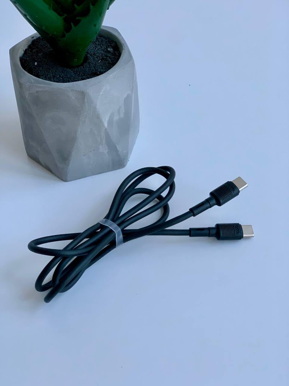 Кабель Hoco X83 60W быстрая зарядка Type-C to Type-C (0021)