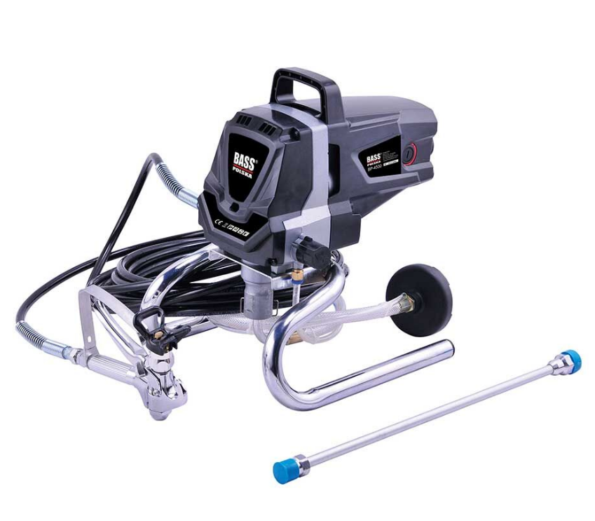 Поршнева фарбувальна станція Bass Polska 4530 3000 PSI зі змінними форсунками для фарбування стін/фасадів/стель
