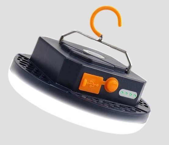 Фонарь аккумуляторный Moslighting MOS-14 с повербанком 7200 мАч теплый свет Синий (2899652991)