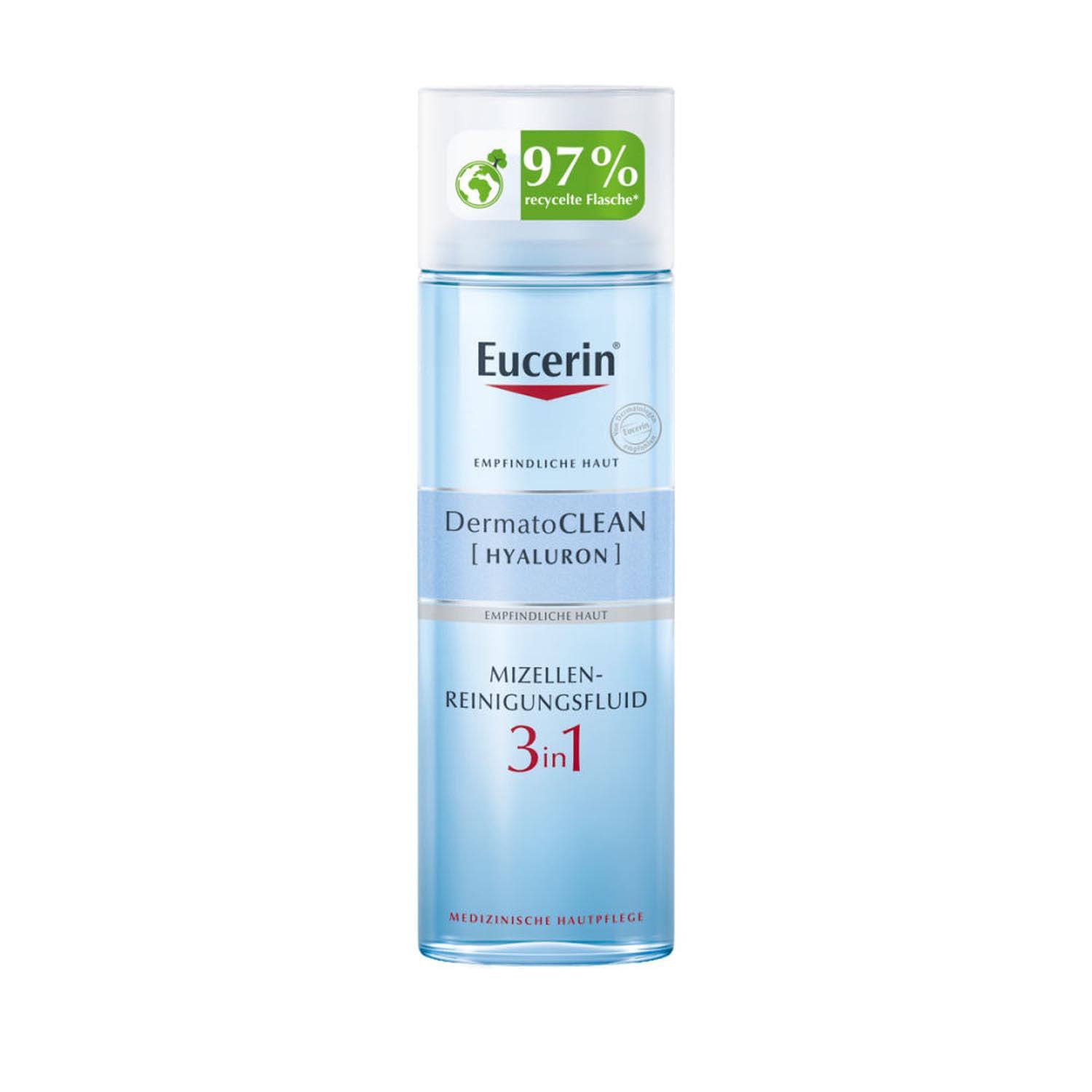 Средство для снятия макияжа Eucerin DermatoClean 3in1 Micellar Cleansing Fluid для чувствительной кожи 200 мл (1457891373)