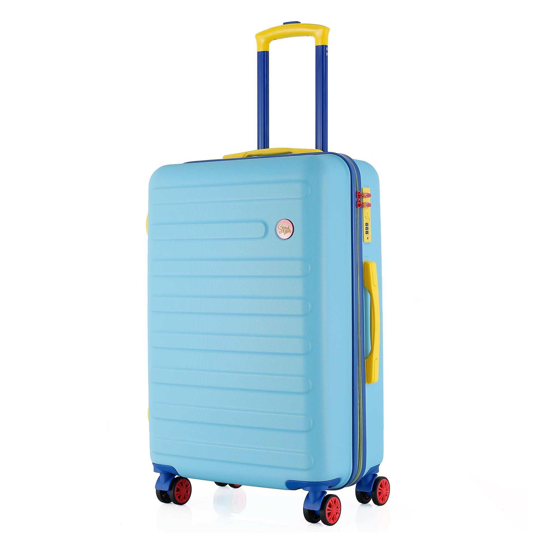 Чемодан средний SEMI LINE T5844-2 ABS-пластик 24 дюйма 63 л Голубой