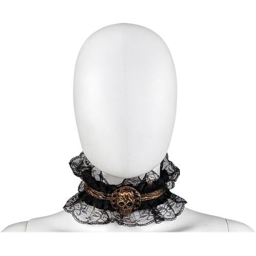 Воротник жабо Пиратка Steampunk SETA Decor 23-580BLK-BZ Воротник жабо Пиратка Steampunk SETA Decor 23-580BLK-BZ