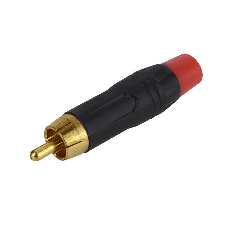 Штекер RCA кабельный ввод Красный (A153061)